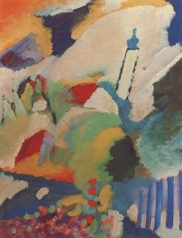 Murnau with Church, Vassily Kandinsky